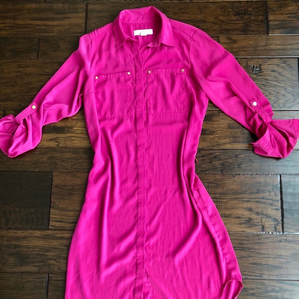 Michael Kors Pink Shirt dress